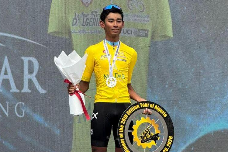 Dimas Nur Fadhil Rizqi Atlet Asal Kulon Progo Raih Juara Umum di Tour d'Algerie 2026, Dinobatkan Menjadi Pembalap Sepeda Terbaik!