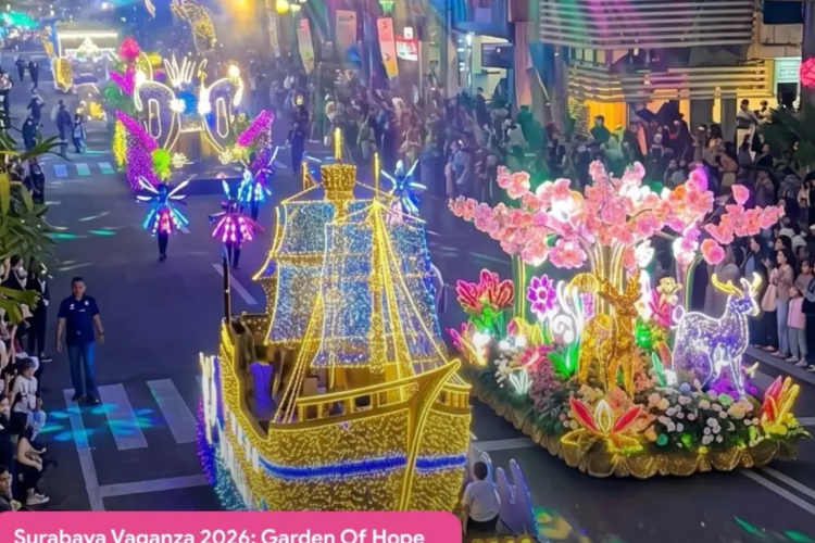 Surabaya Vaganza 2026 Berlangsung Meriah, Mengusung Tema Festival of Lights: Garden of Hope Banjir Pujian dari Pemerintah