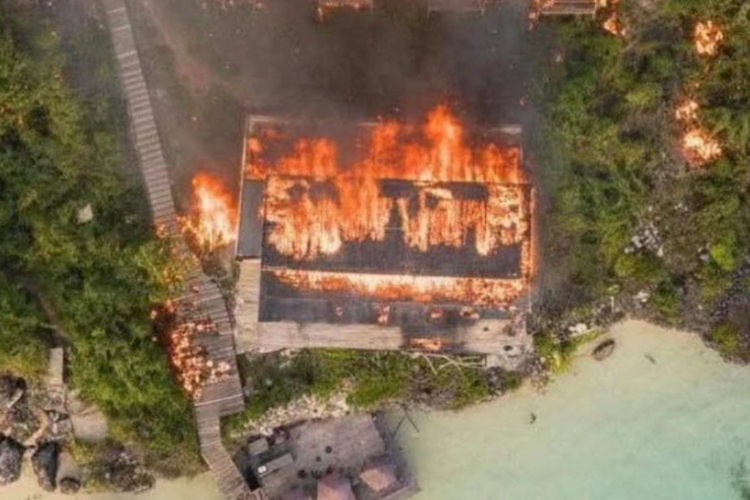 Kebakaran Paduppa Resort Bira Memakan Dua Korban Jiwa, Polres Bulukumba Masih Lakukan Penyelidikan