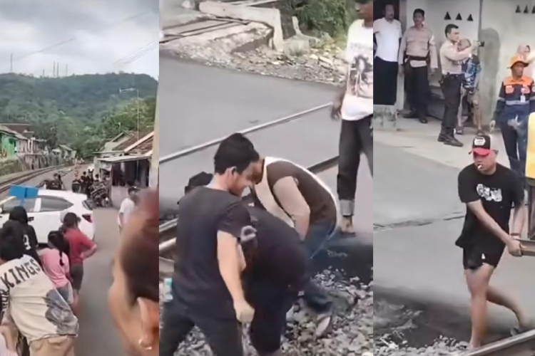 Viral Video 39 Detik! Warga Blokir Perlintasan Kereta Api di Lampung, Ternyata Ini Alasan di Baliknya