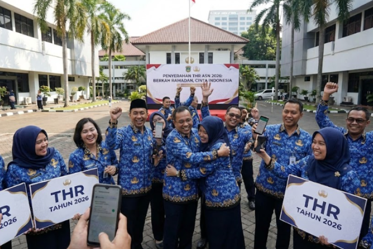ASN, TNI/Polri dan Pensiunan Merapat! THR PNS 2026 Cair Awal Ramadan Anggaran Capai Rp55 Triliun