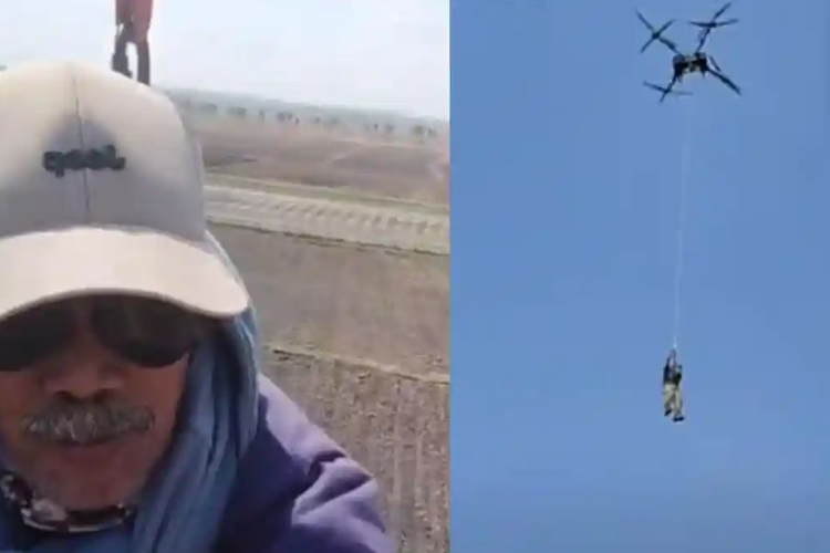 Video Drone Angkut Petani Terbang Viral di Media Sosial, Berujung Permintaan Maaf Setelah Diusut Polisi