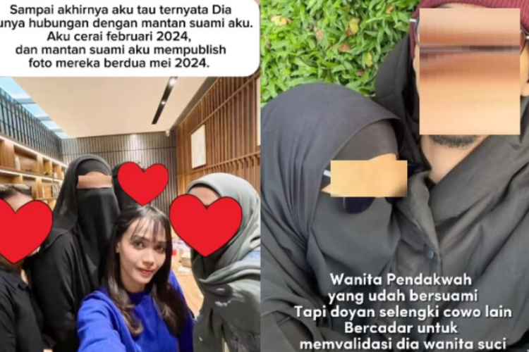Sosok Suami Berlyn Carl? Viral Dugaan Perselingkuhan dengan Ustadzah Sahabat Sendiri Wanita Bercadar