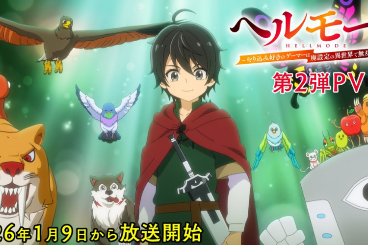 Sinopsis dan Link Nonton Anime Hell Mode (2026) Full Episode Subtitle Indonesia, Kisah Reinkarnsi Kenichi yang Bangun Di Game 