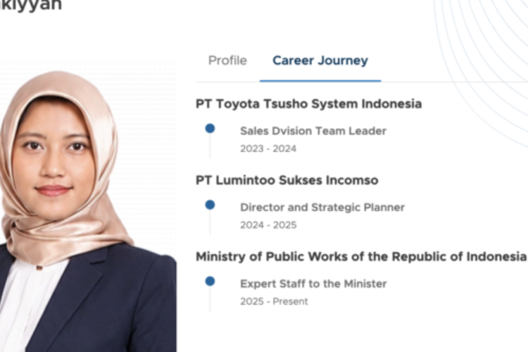 Aisyah Zakkiyah Keponakan Menteri PU Diangkat Jadi Komisaris BUMN, Bakal Kantongi Fasilitas Mewah dan Tunjangan Jabatan