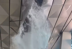 Atap Terminal 3 Bandara Soekarno-Hatta Jebol, Diduga Dampak dari Hujan Deras yang Melanda Kota Jakarta