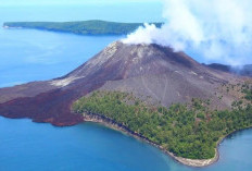 Alhamdulillah! Status Gunung Anak Krakatau Turun ke Level II Aktivitas Vulkanik Serta Data Deformasi Tunjukkan Gejala Deflasi